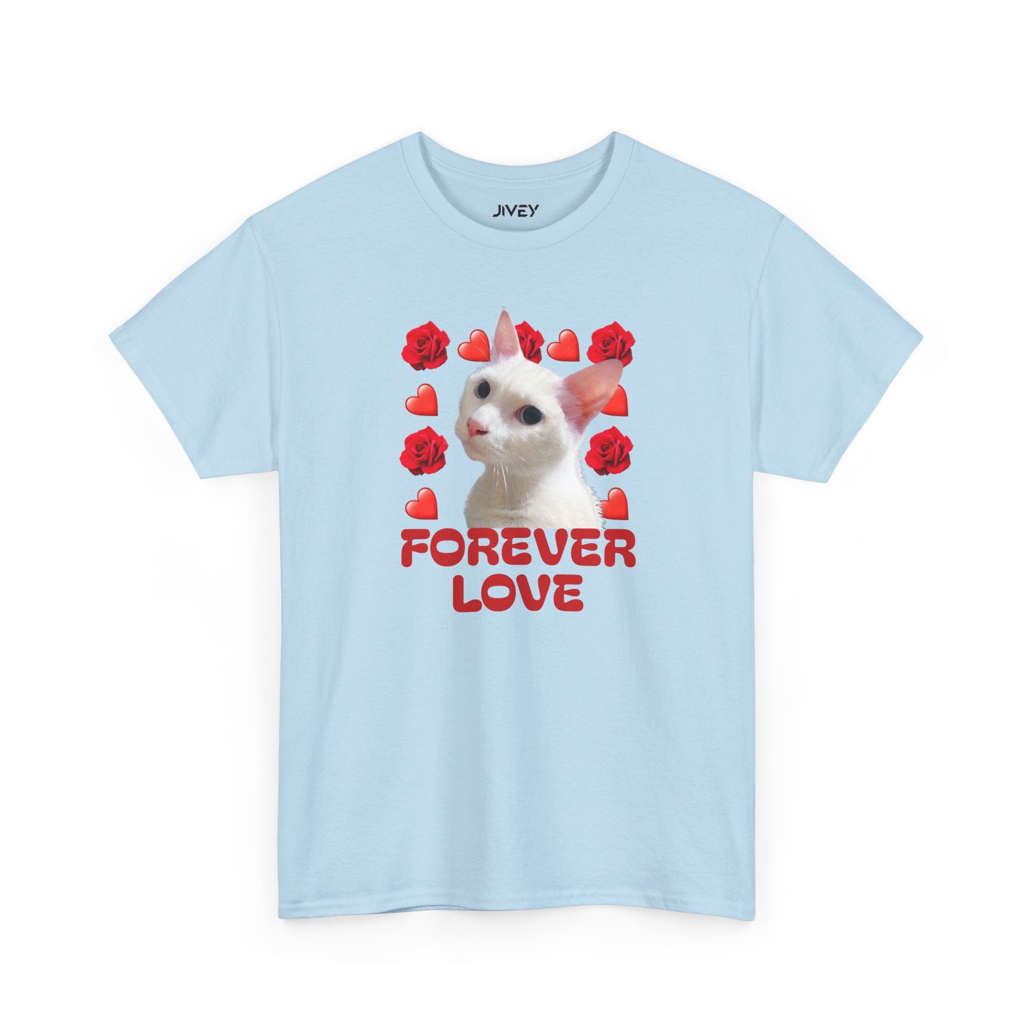 Forever Loved Cats Dry Paint Heavy Cotton Tee