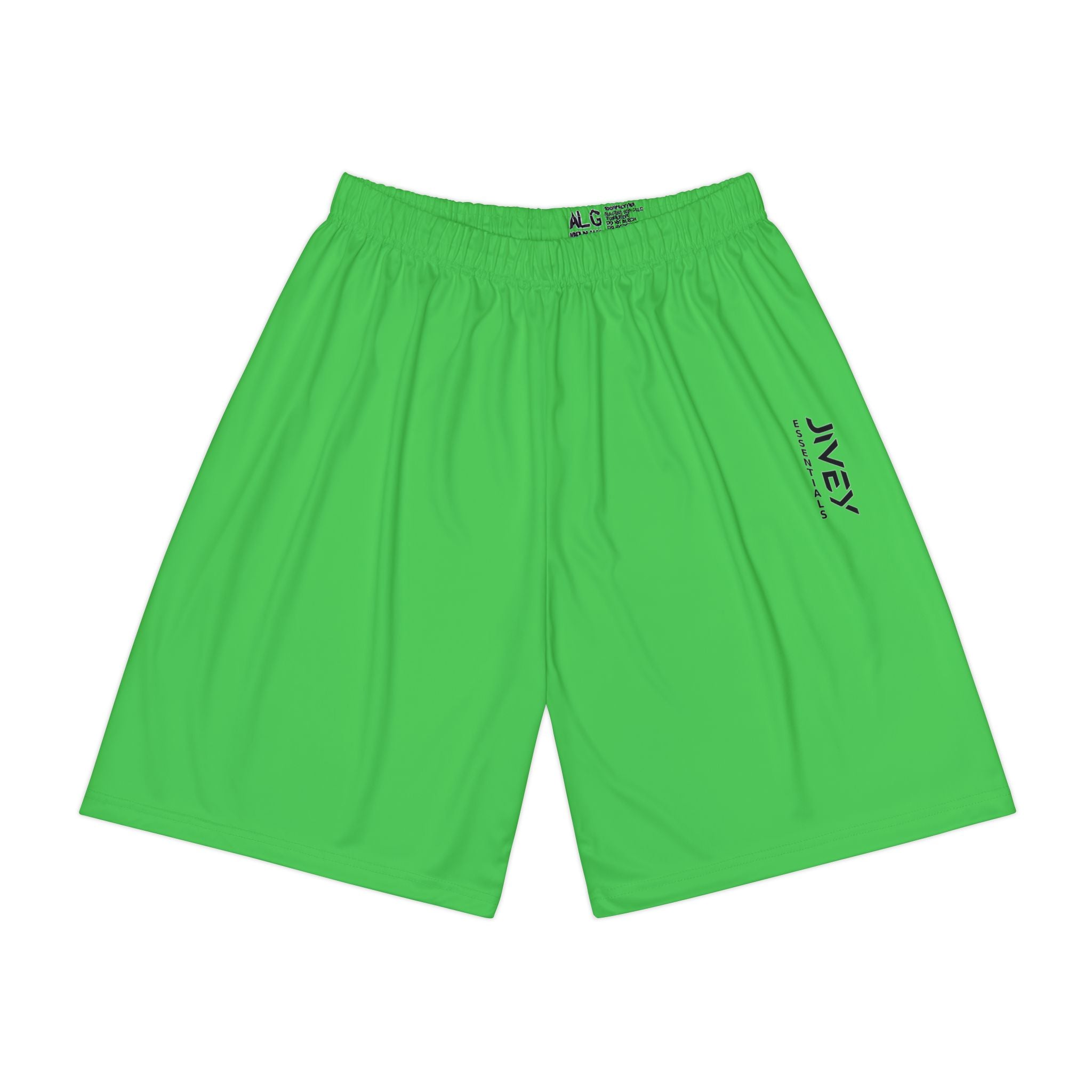 JIVEY Essentials Men’s Comfy-fit Moisture-wicking Kelly Green Sports Shorts