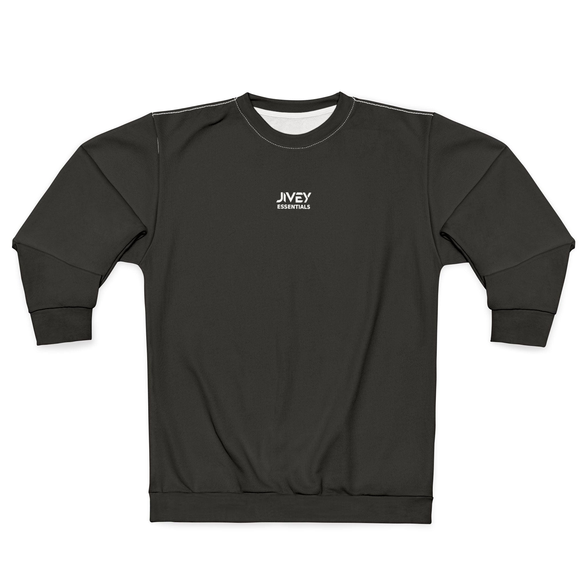 JIVEY Essentials Men's Classic-fit Black Sweatshirt