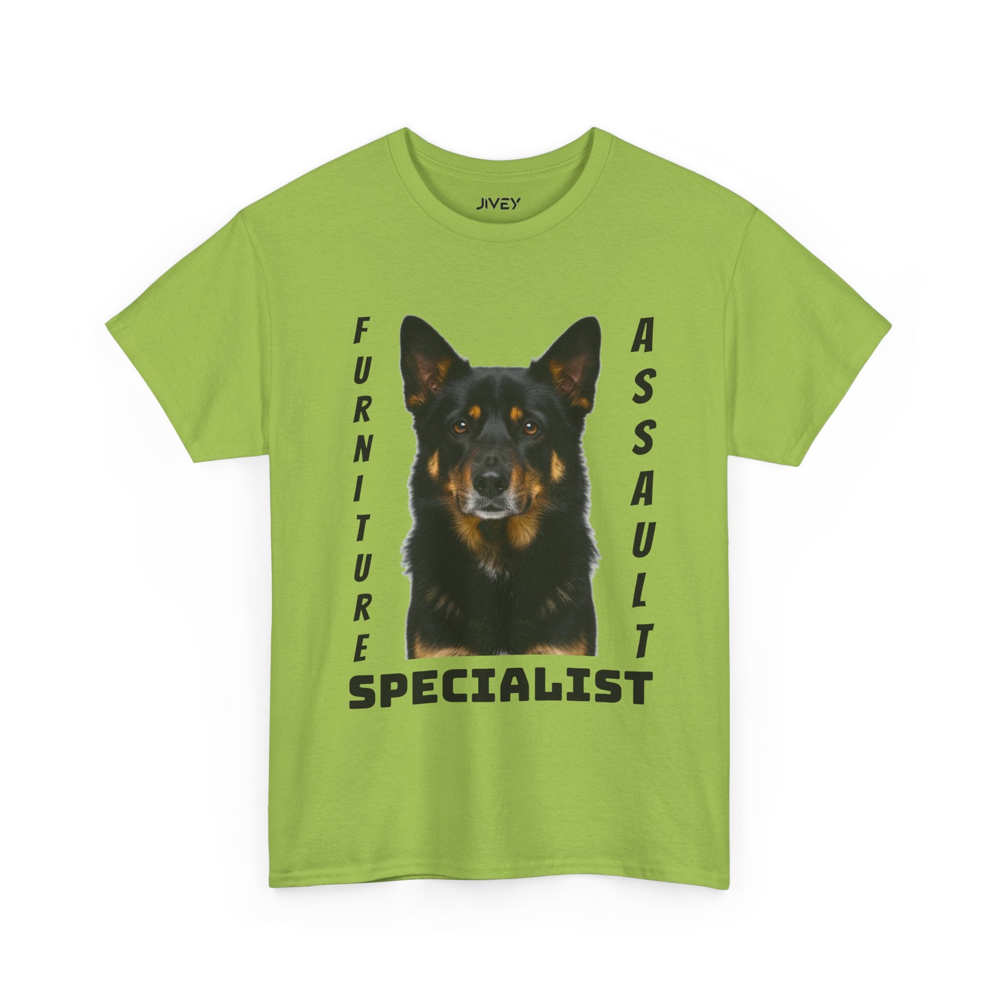 Beloved Pet Portrait Australian Kelpie Dog Heavy Cotton Tee