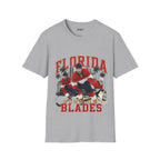 Florida Runs on Blades Grey Tee