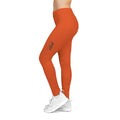 JIVEY Essentials Women's Stretchable Durable Red Gold Casual Leggings