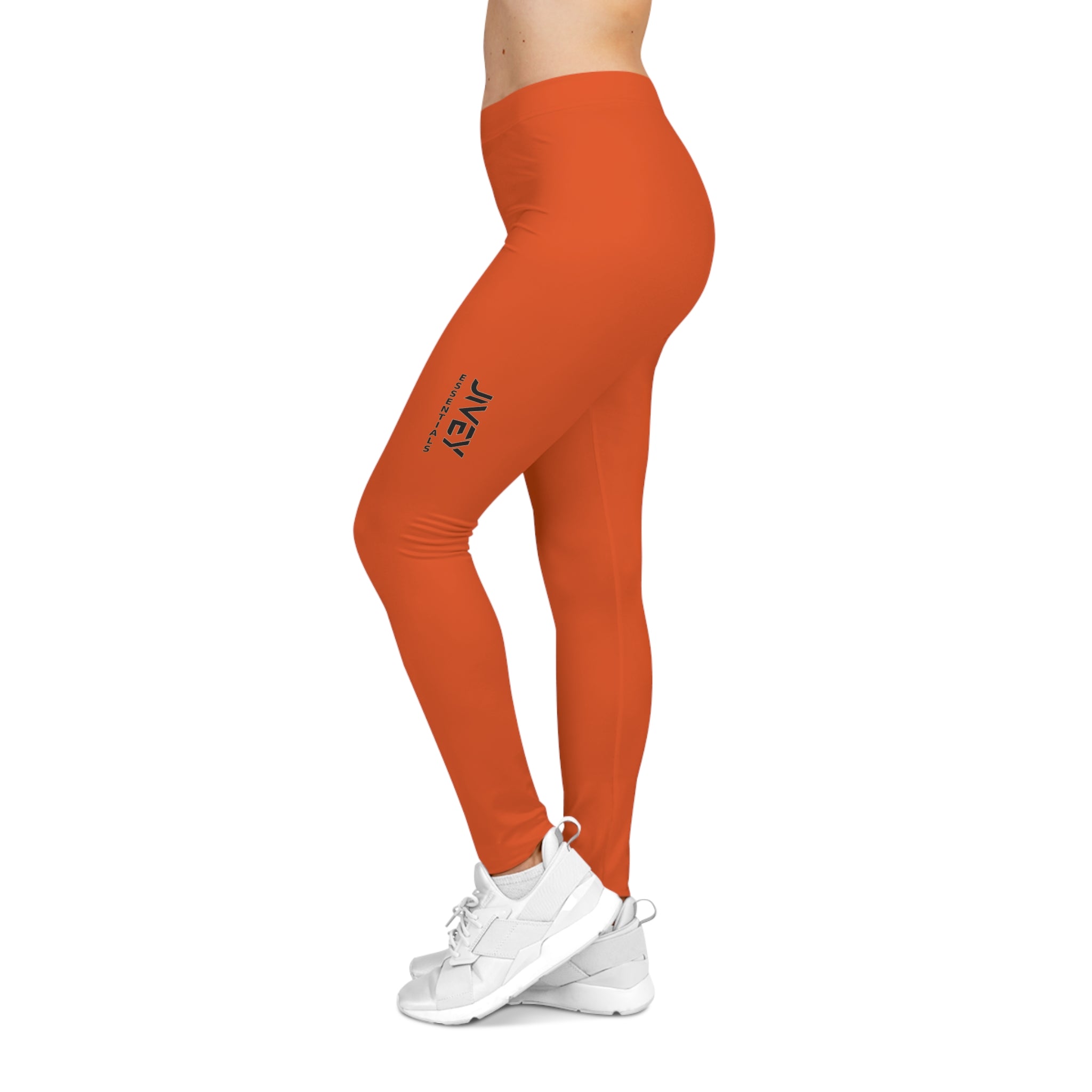 JIVEY Essentials Women's Stretchable Durable Red Gold Casual Leggings