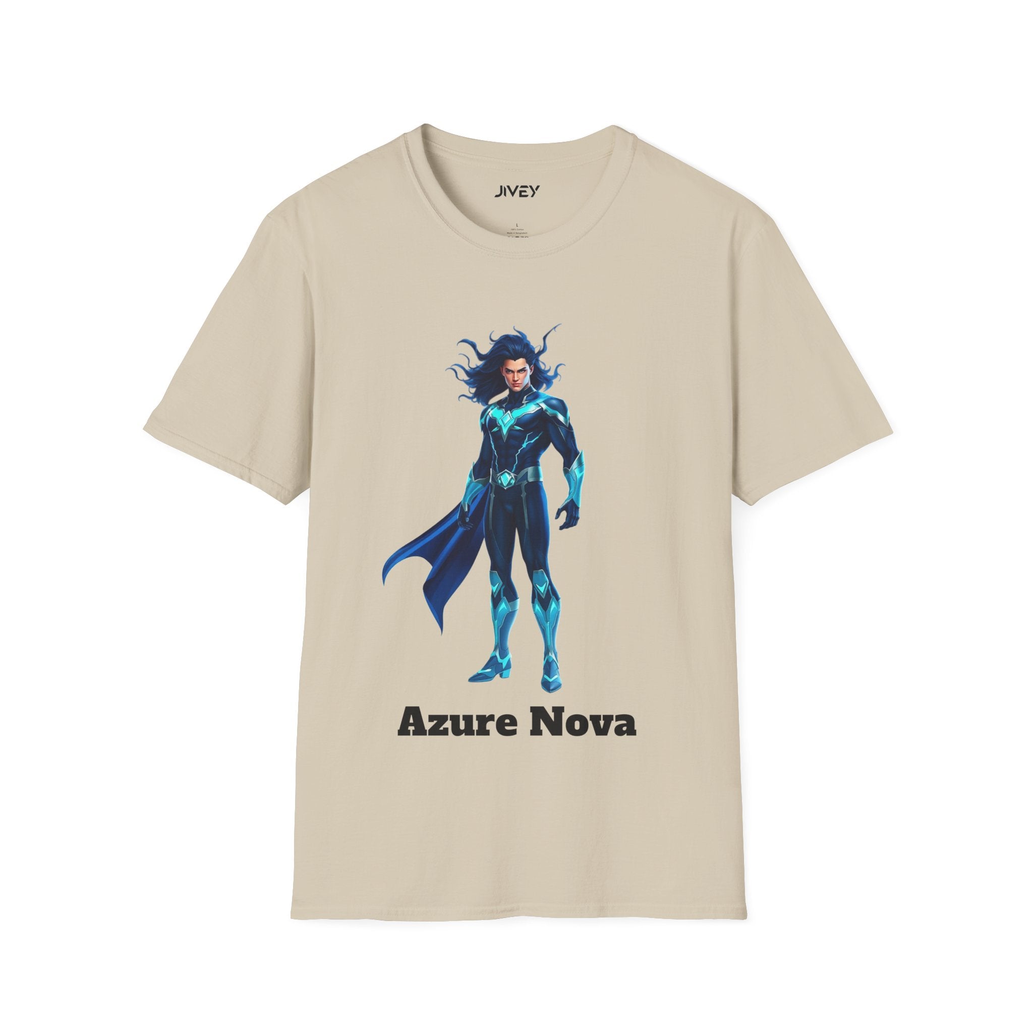 Azure Nova Superhero Softstyle Tee