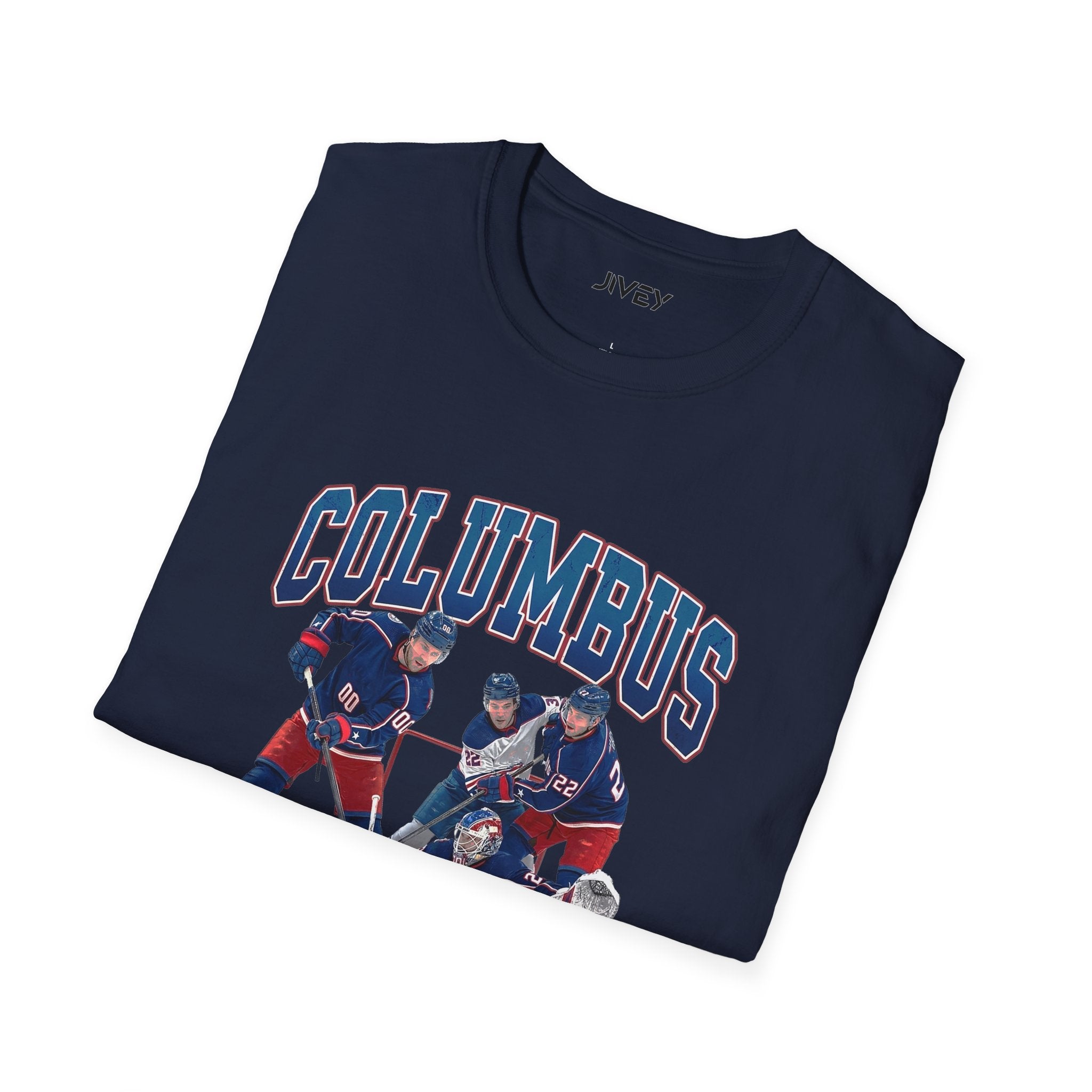 Columbus Puck It Hockey Dark Tones Tee