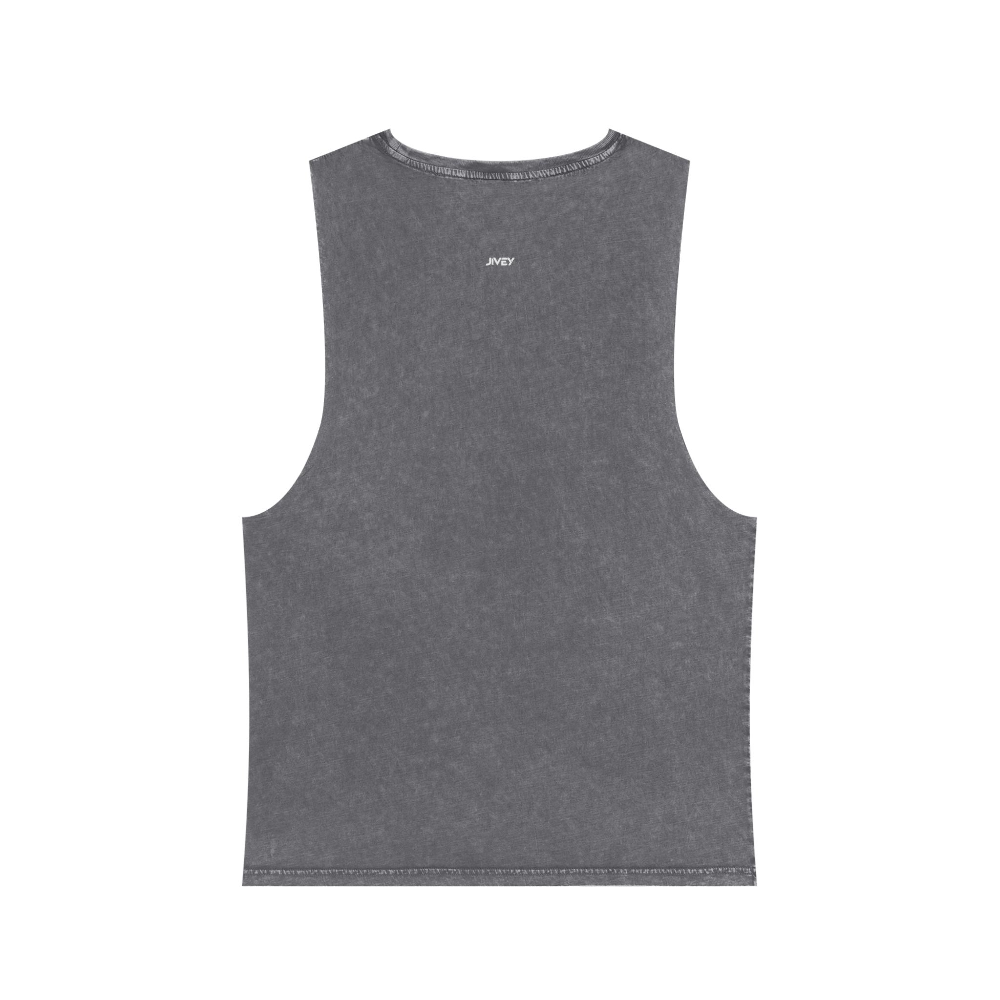 JIVEY Essentials Unisex Regular-fit Cotton Stonewash Tank Top