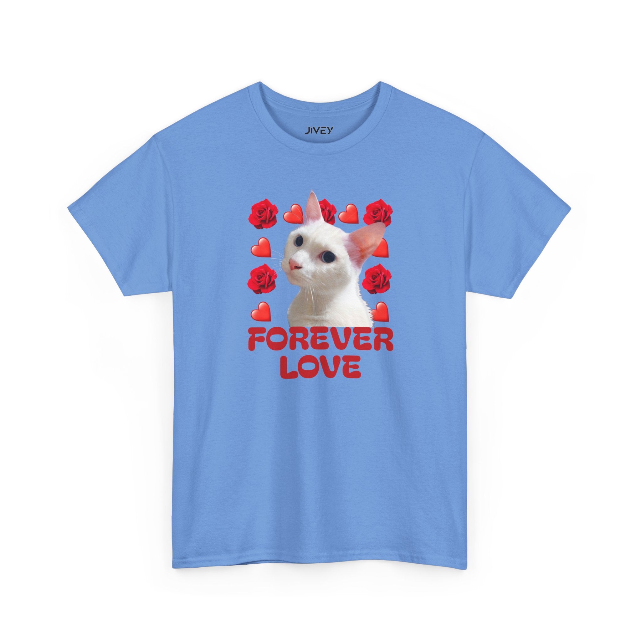 Forever Loved Cats Dry Paint Heavy Cotton Tee