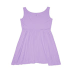 JIVEY Eminent Mid-length Comfy Mauve Skater Dress