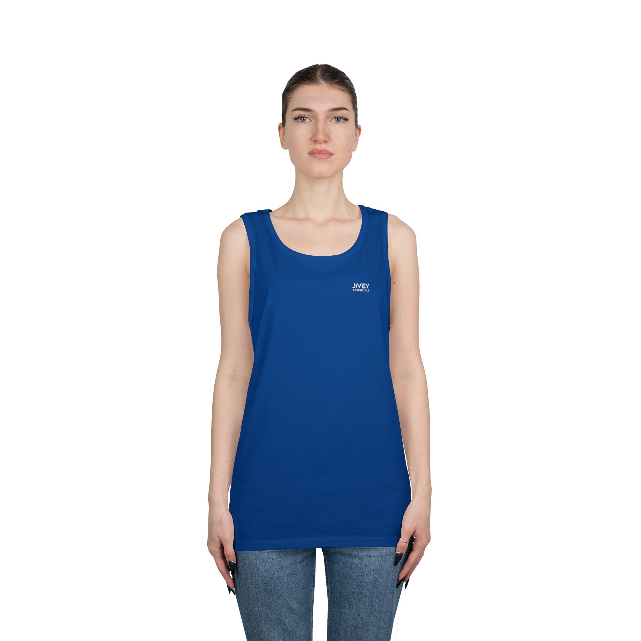 JIVEY Essentials Unisex Classic-fit Heavy Cotton Tank Top