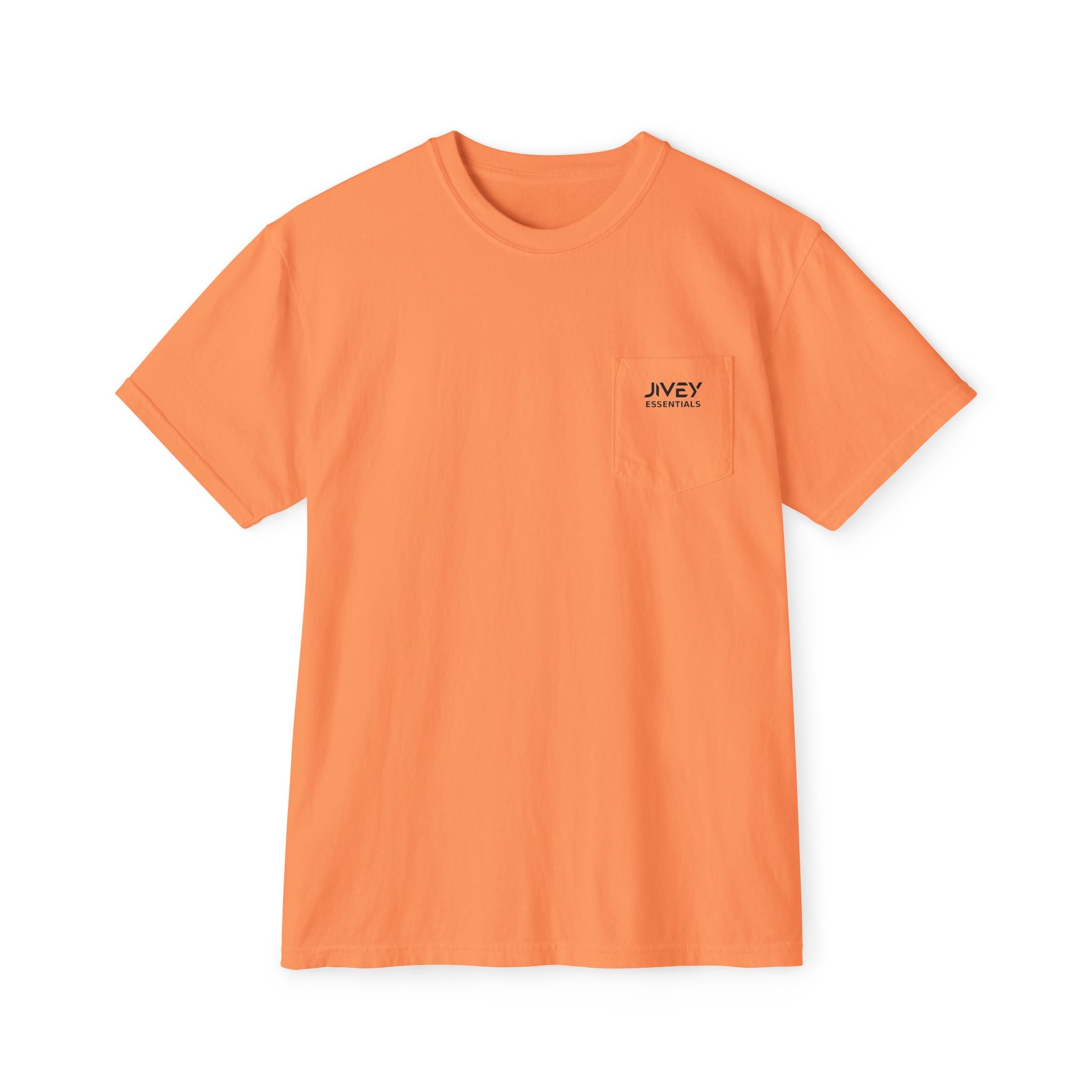 JIVEY Essentials Unisex Garment-Dyed Pocket T-Shirt