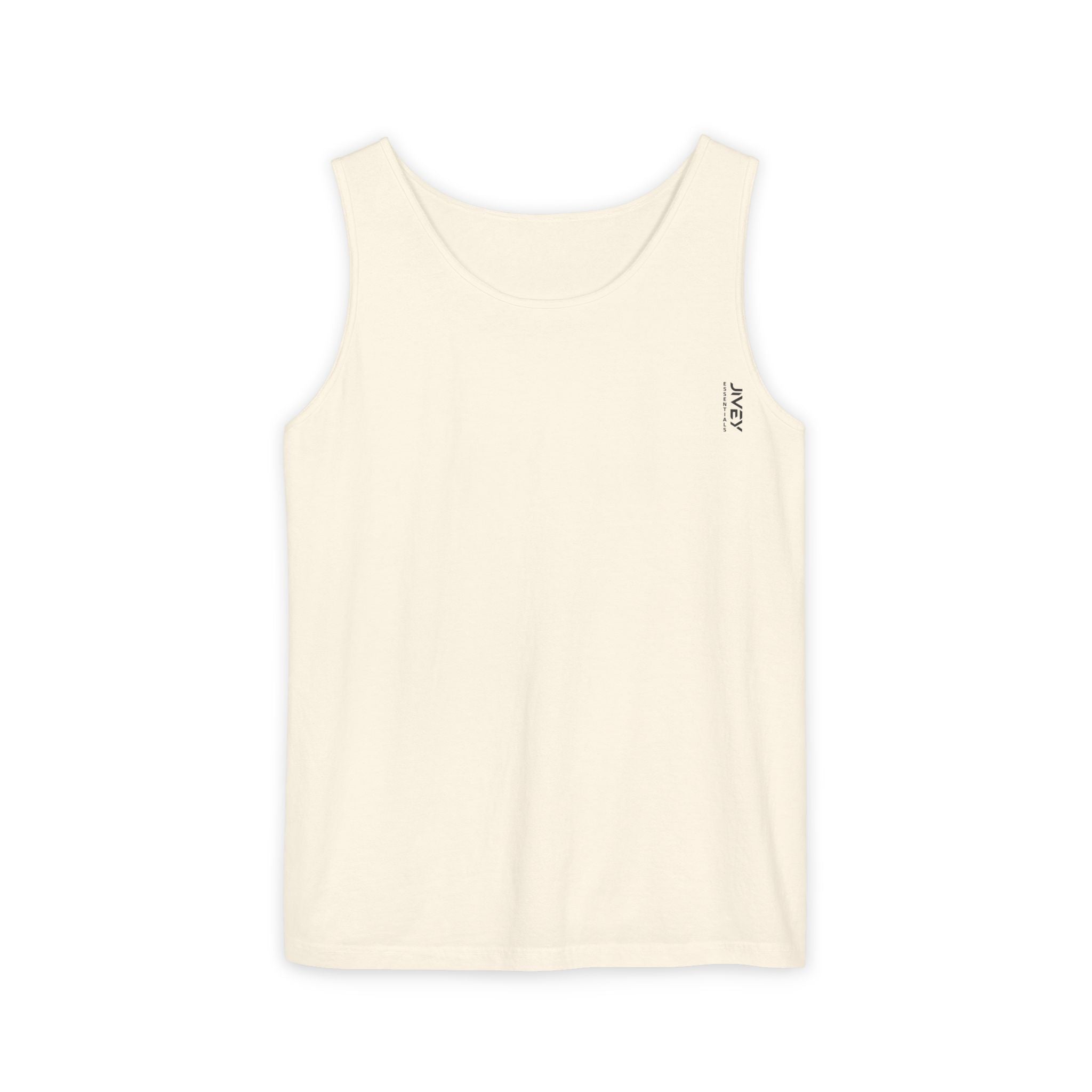 JIVEY Essentials Unisex Relaxed-fit Light Garment-Dyed Tank Top