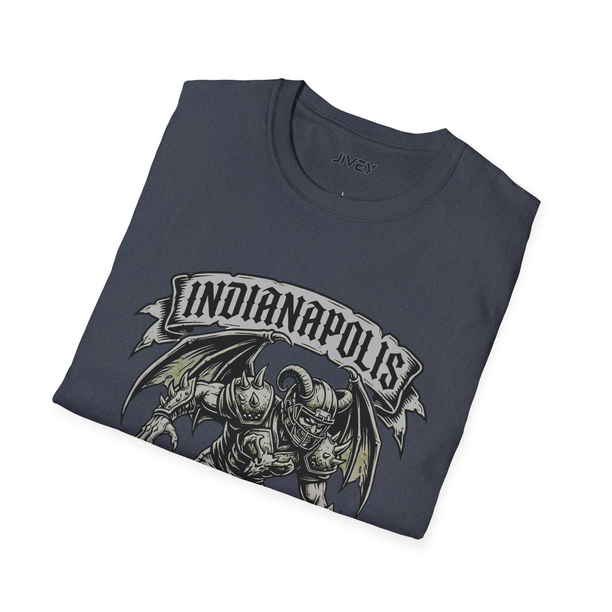 Indianapolis Iron Minds Grey Gothic Tee