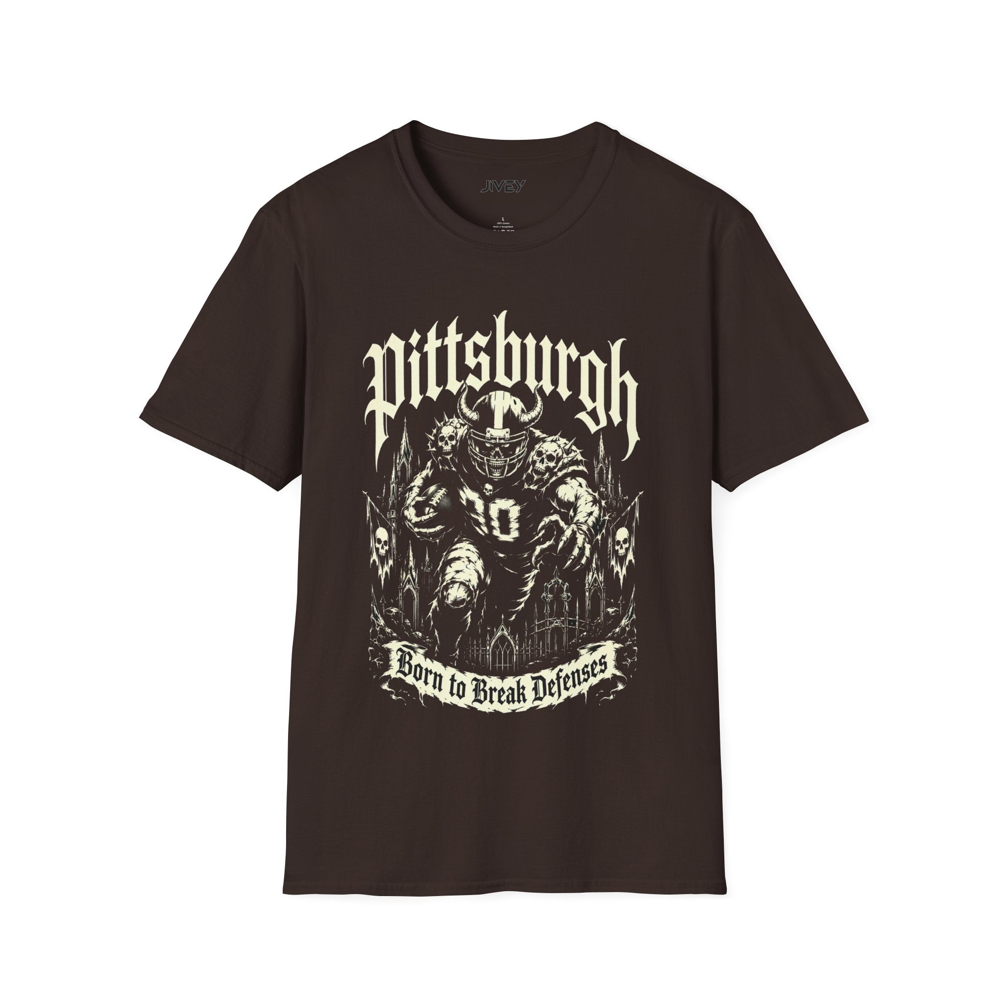 Pittsburgh Gothic Football Dark Tee