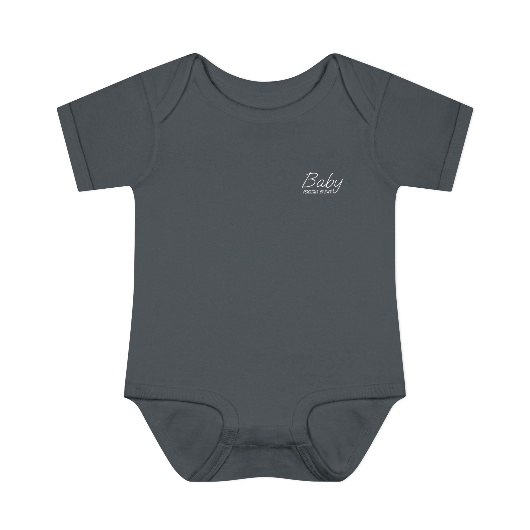 JIVEY Essentials Infant Baby Rib Short Sleeves Bodysuit