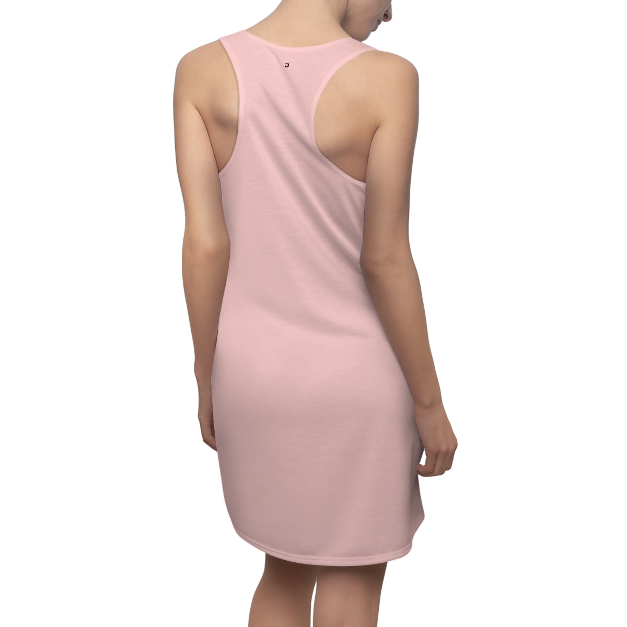JIVEY Eminent Light-fabric Sporty-fit Light Rose Racerback Dress