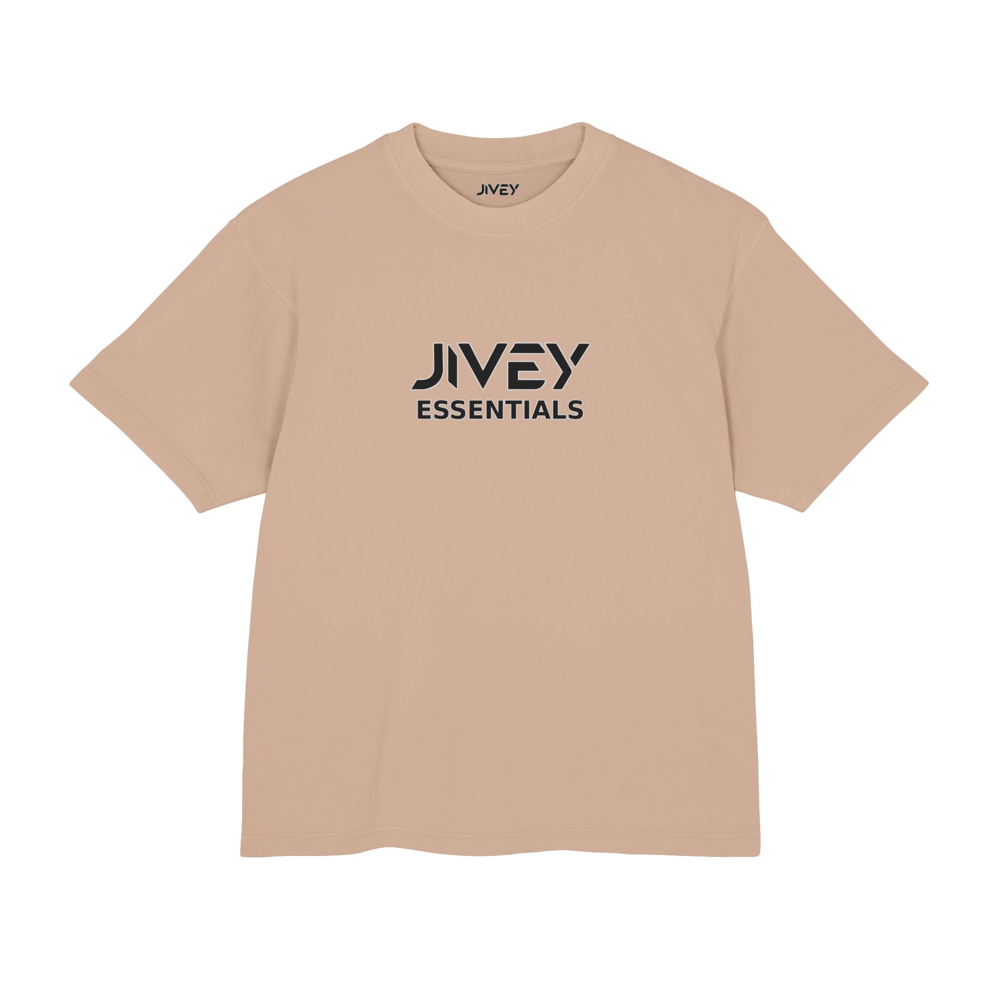 JIVEY Essentials Unisex Urban Heavy Combed Cotton Jersey Tee