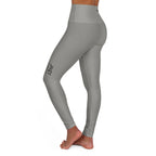 JIVEY Essentials Women's High Waisted Skinny-fit Cold Metal Yoga Leggings