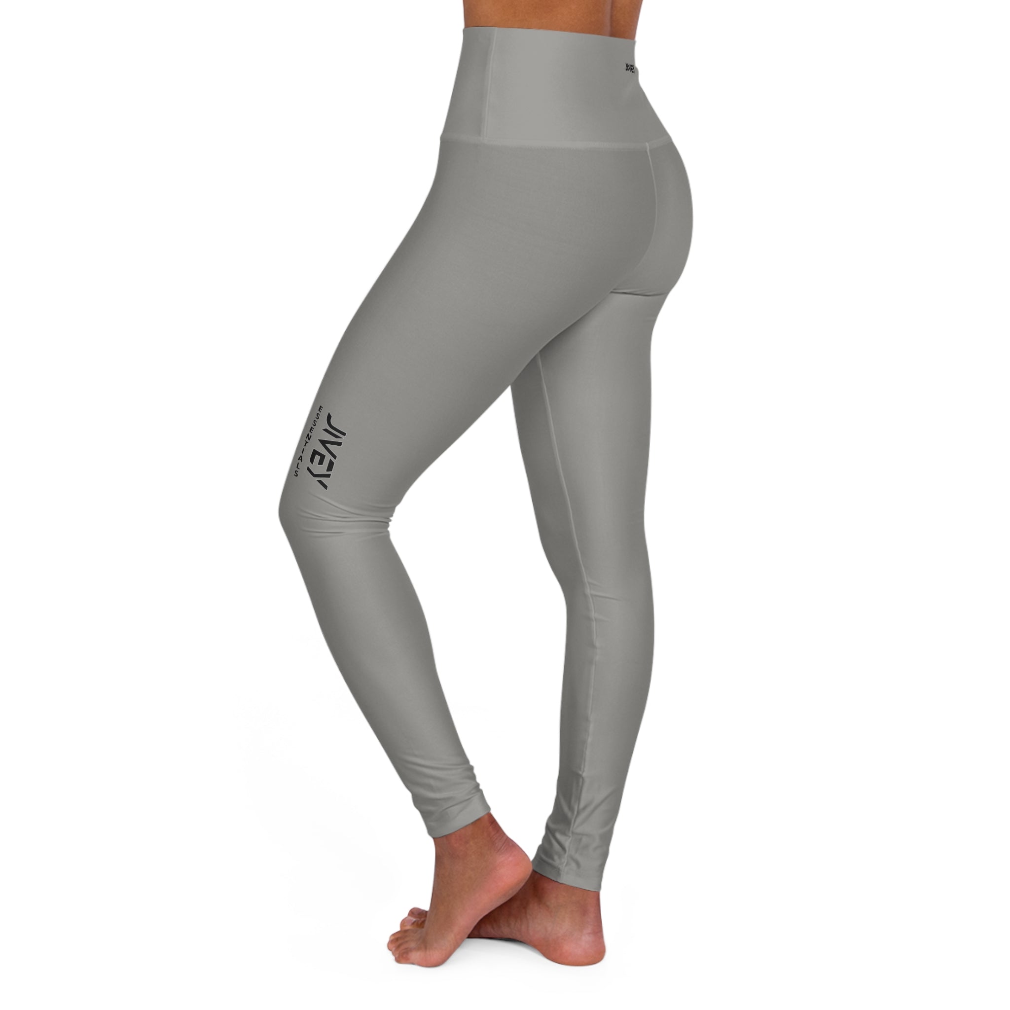 JIVEY Essentials Women's High Waisted Skinny-fit Cold Metal Yoga Leggings