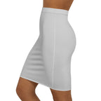 JIVEY Eminent Formal Slim-fit Mid-waist Grey Pencil Skirt