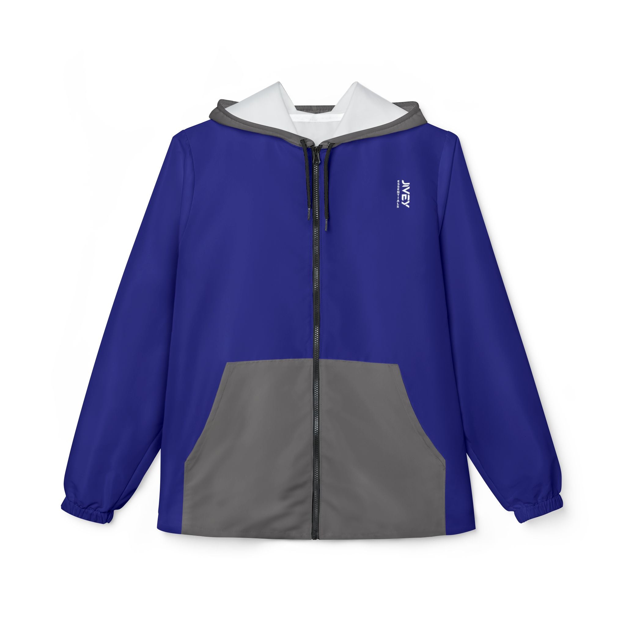JIVEY Essentials Unisex Light-fabric Windbreaker Navy Blue Jacket