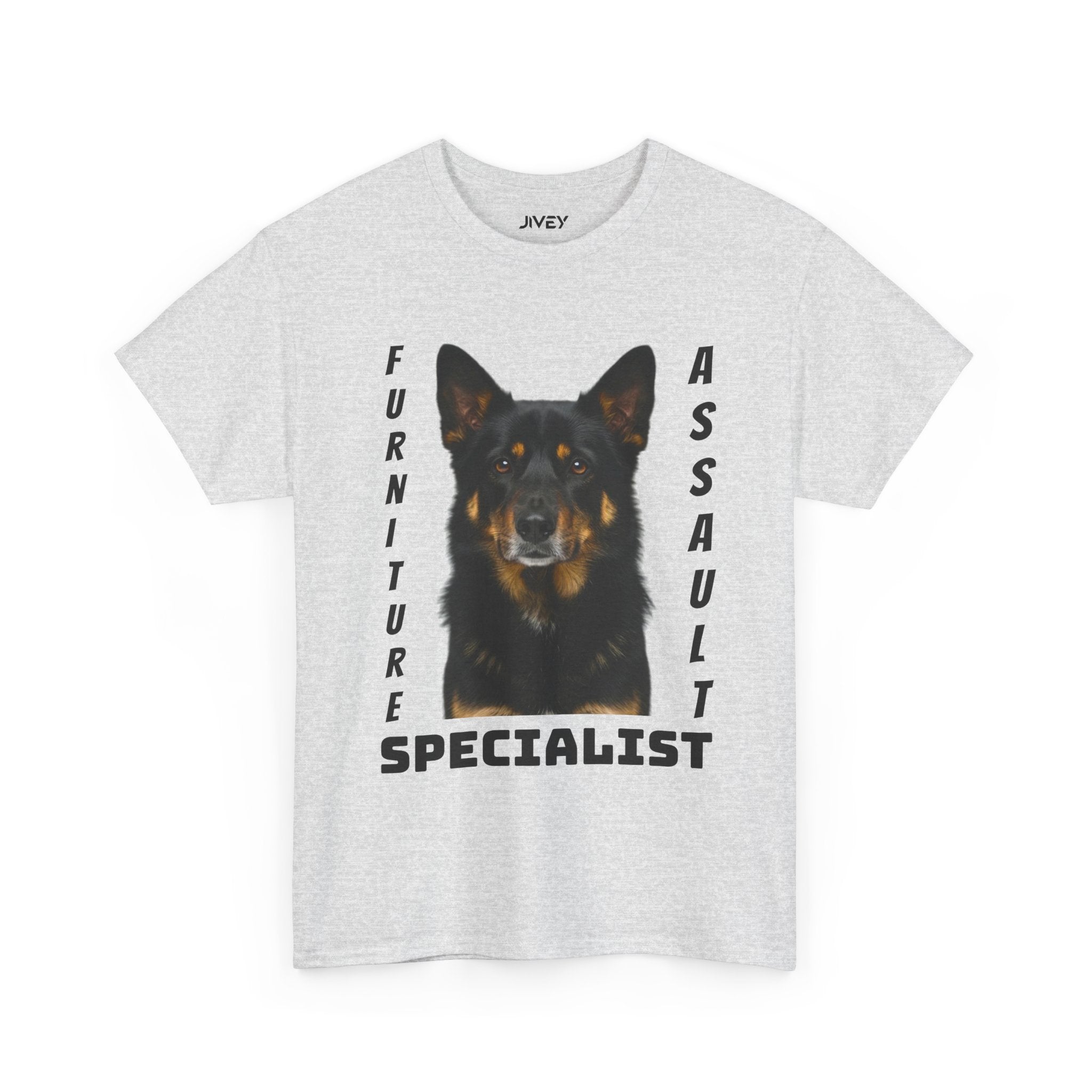 Beloved Pet Portrait Australian Kelpie Dog Heavy Cotton Tee