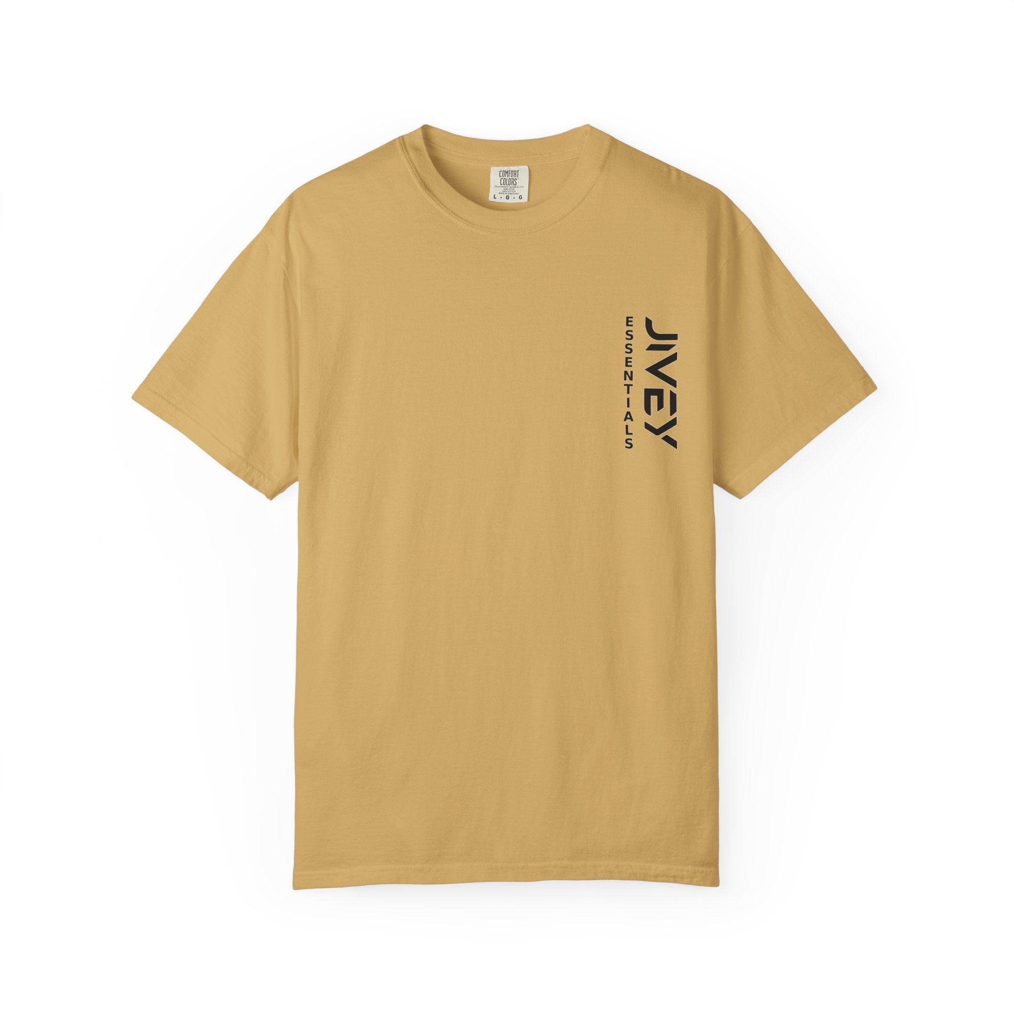 JIVEY Essentials Unisex Garment-Dyed Durable Ring-spun Cotton T-shirt