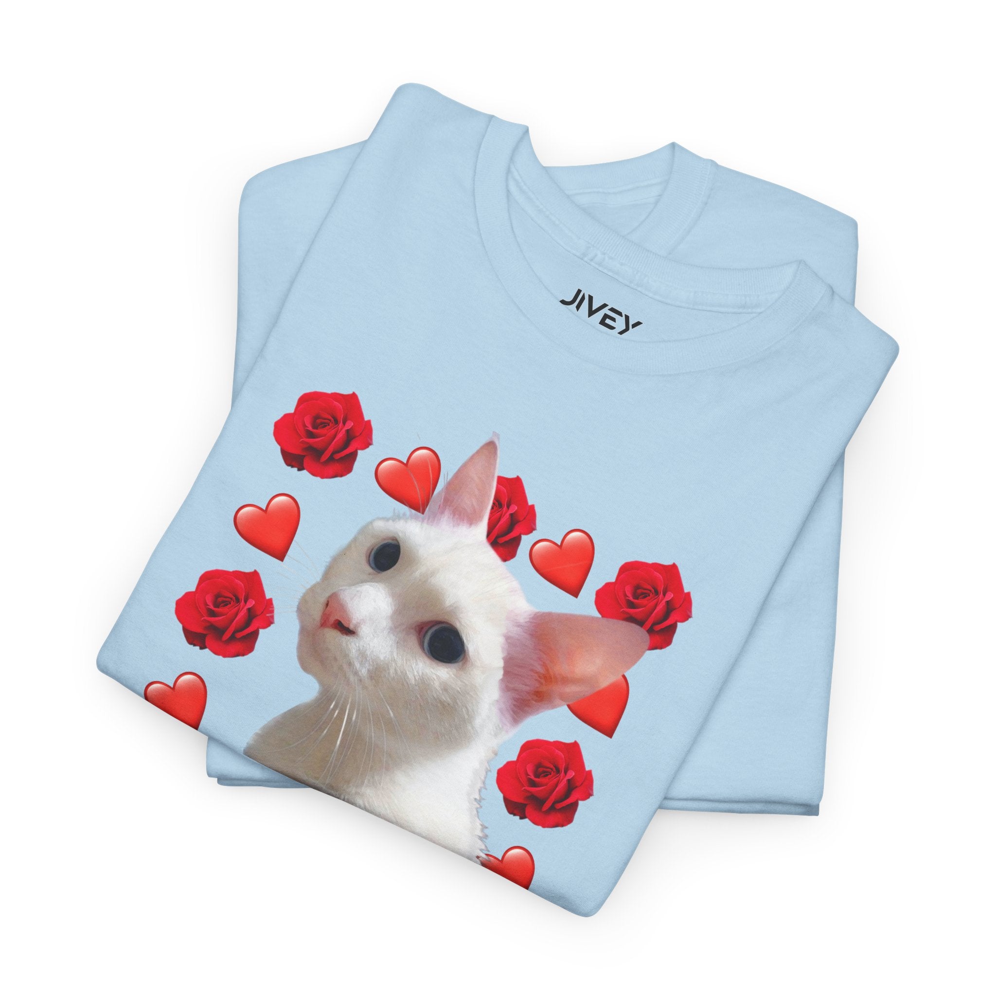 Forever Loved Cats Dry Paint Heavy Cotton Tee