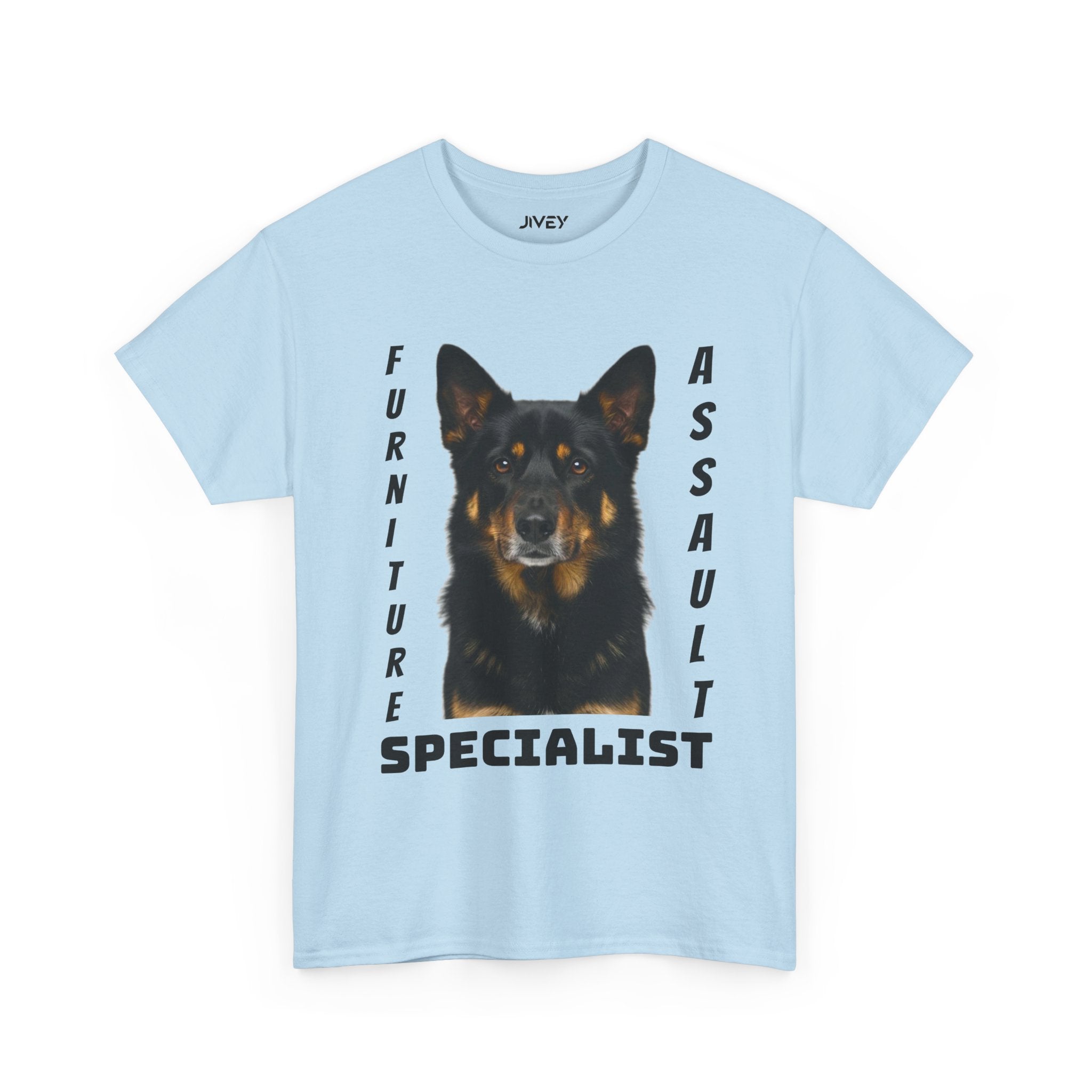 Beloved Pet Portrait Australian Kelpie Dog Heavy Cotton Tee