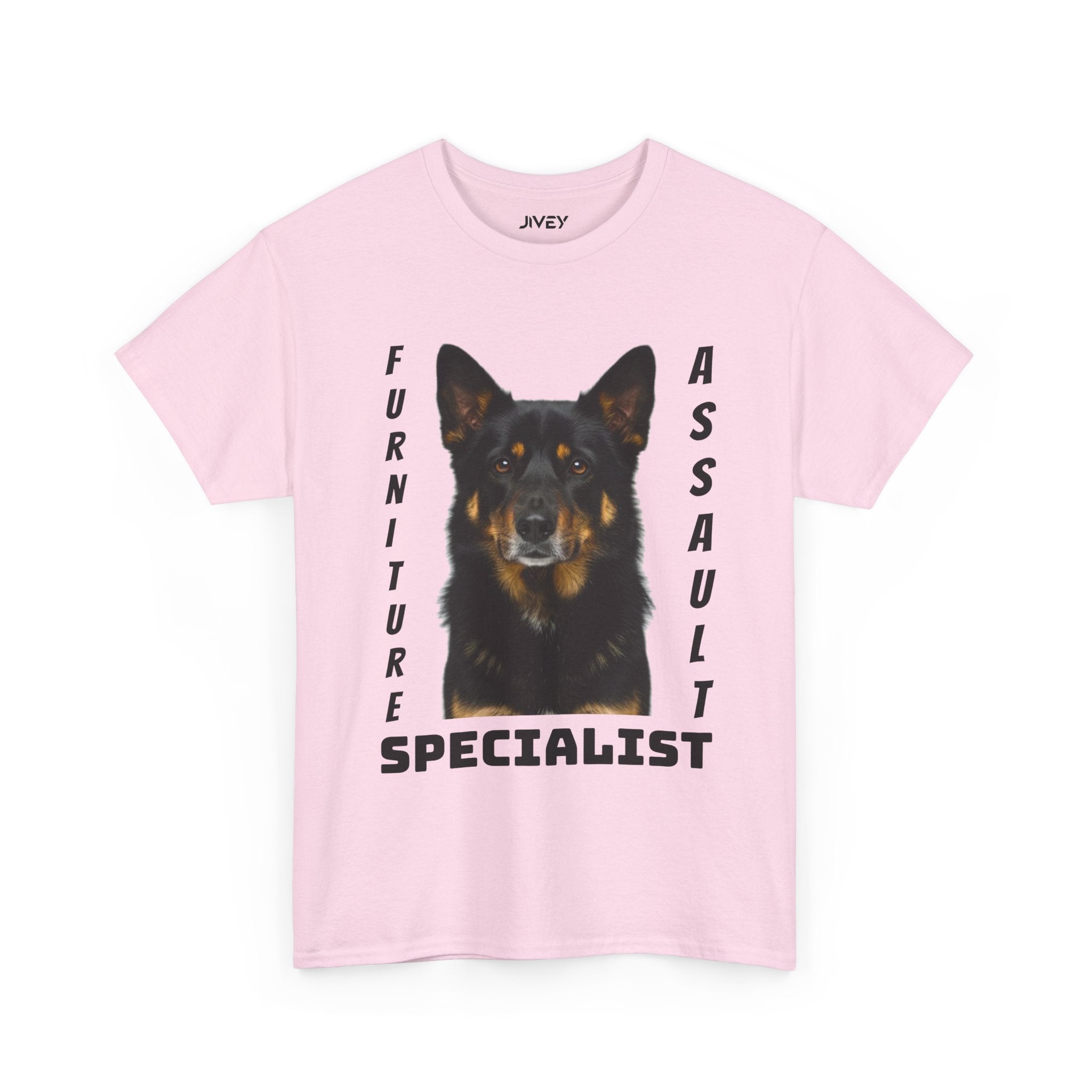 Beloved Pet Portrait Australian Kelpie Dog Heavy Cotton Tee
