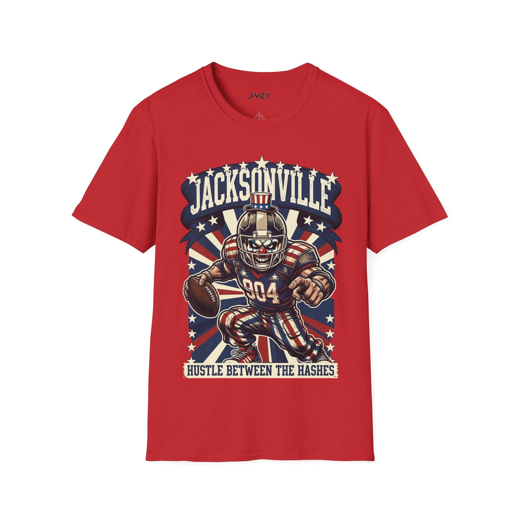 Jacksonville Hustle Football Tee