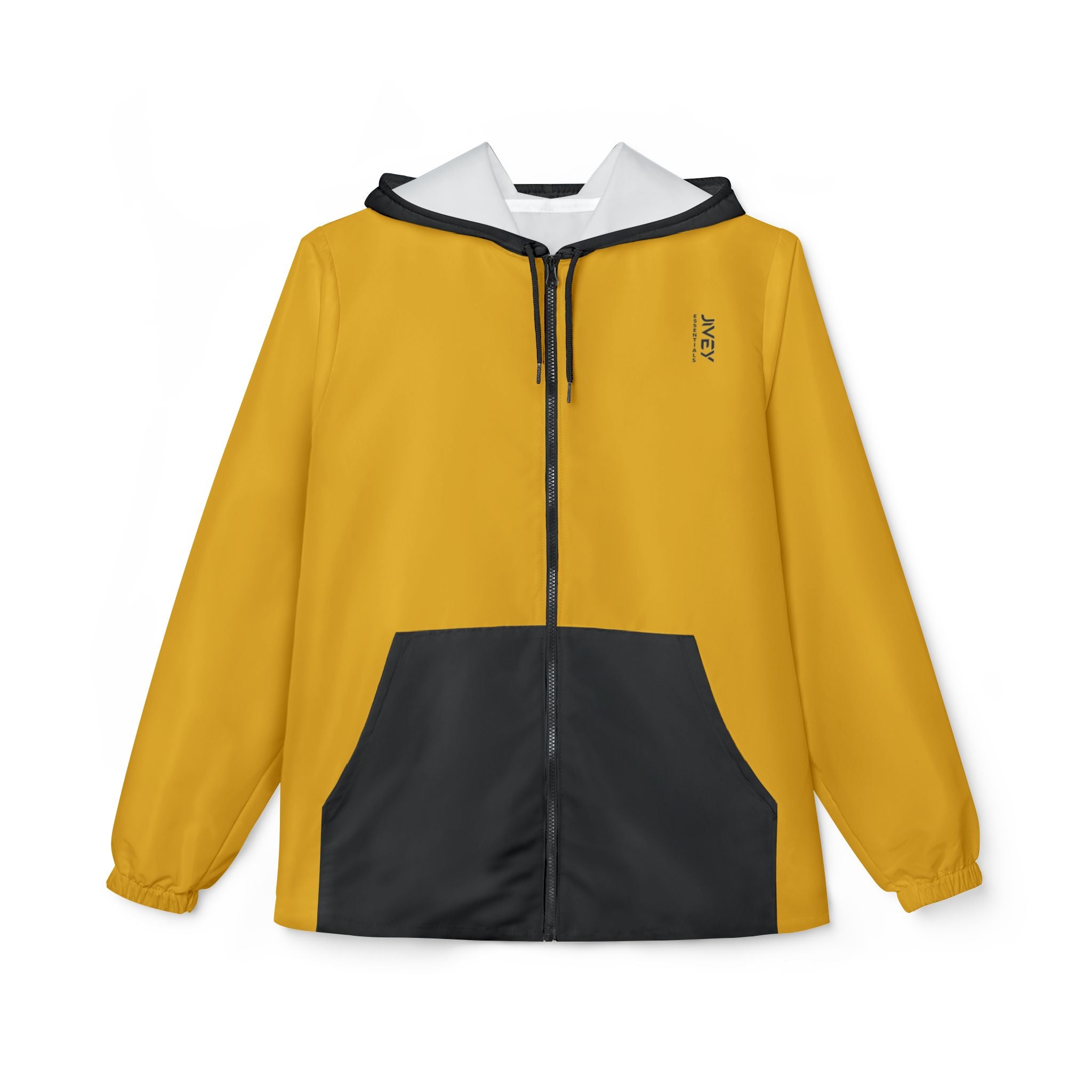 JIVEY Essentials Unisex Light-fabric Windbreaker Mustard Jacket