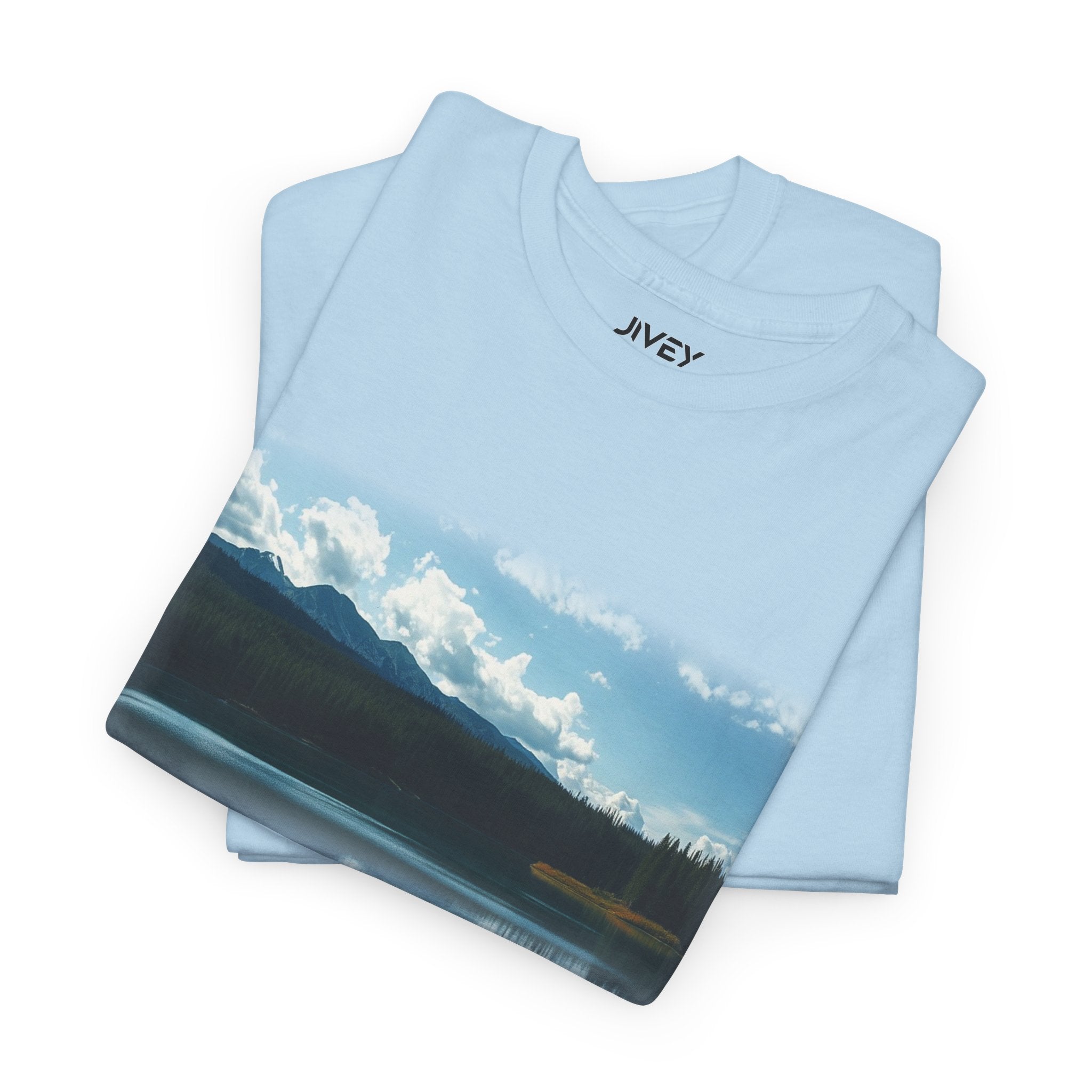 Land of Lakes and Forests Unisex Heavy Cotton Tee
