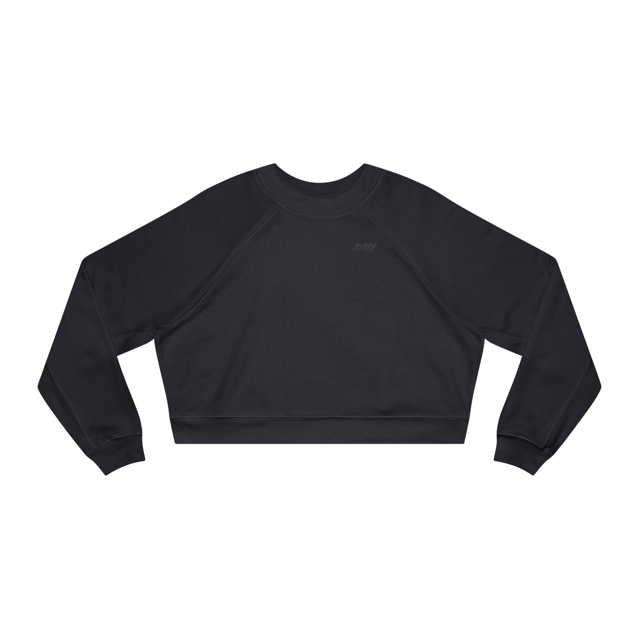 JIVEY Essentials Women's Cropped Fleece Pullover Sweatshirt