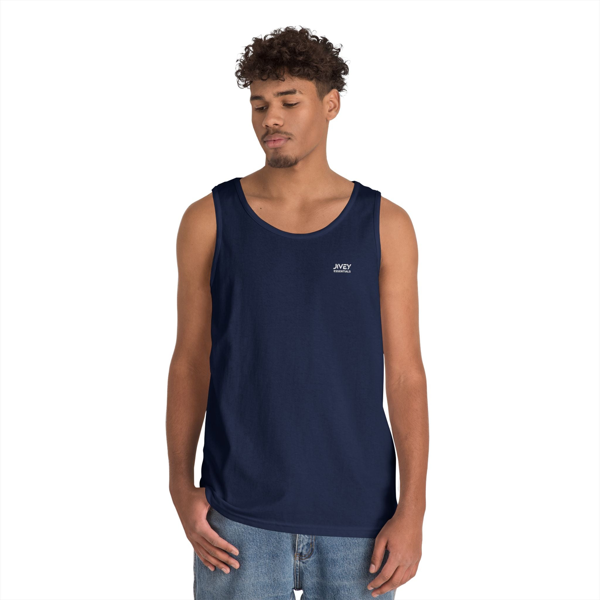 JIVEY Essentials Unisex Classic-fit Heavy Cotton Tank Top