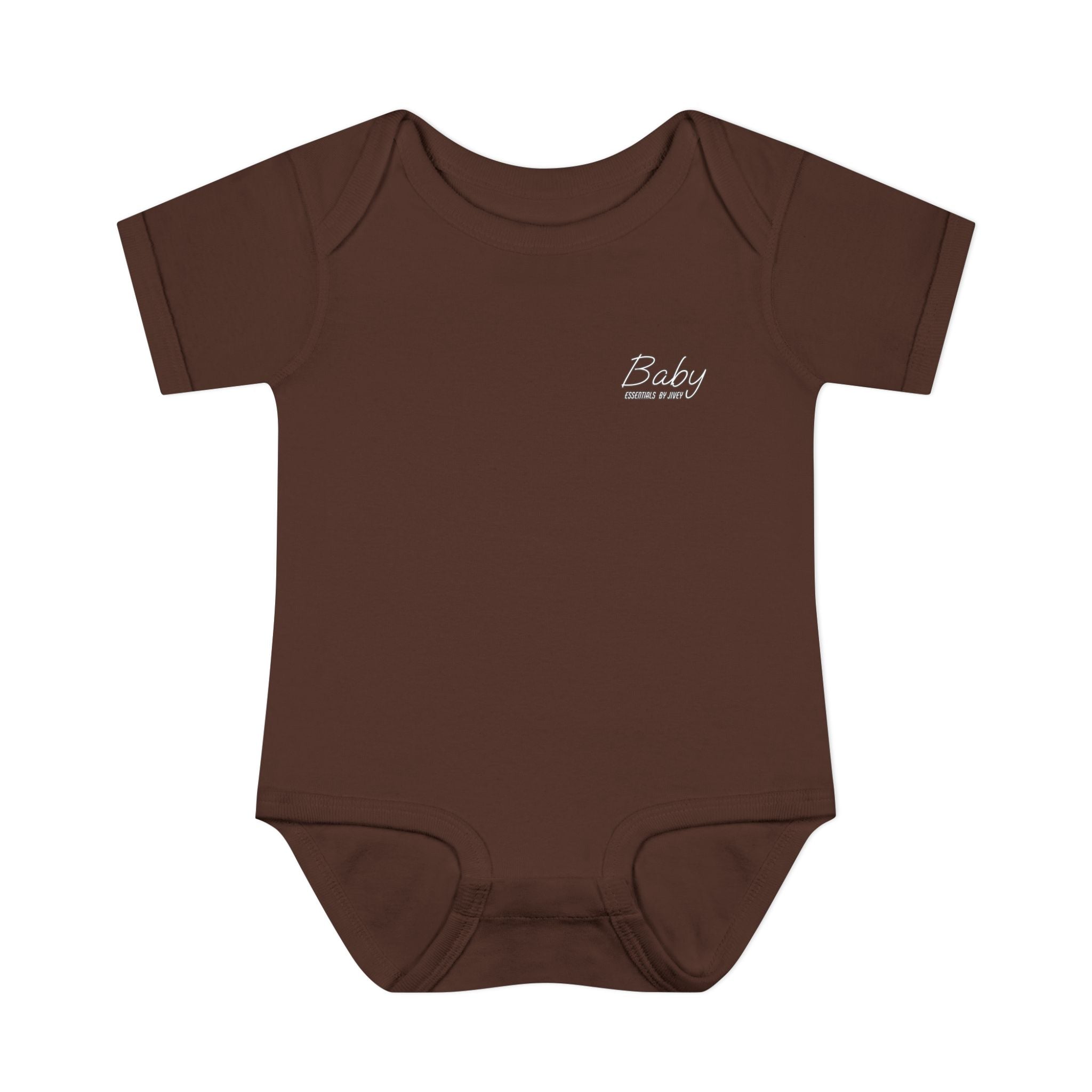JIVEY Essentials Infant Baby Rib Short Sleeves Bodysuit