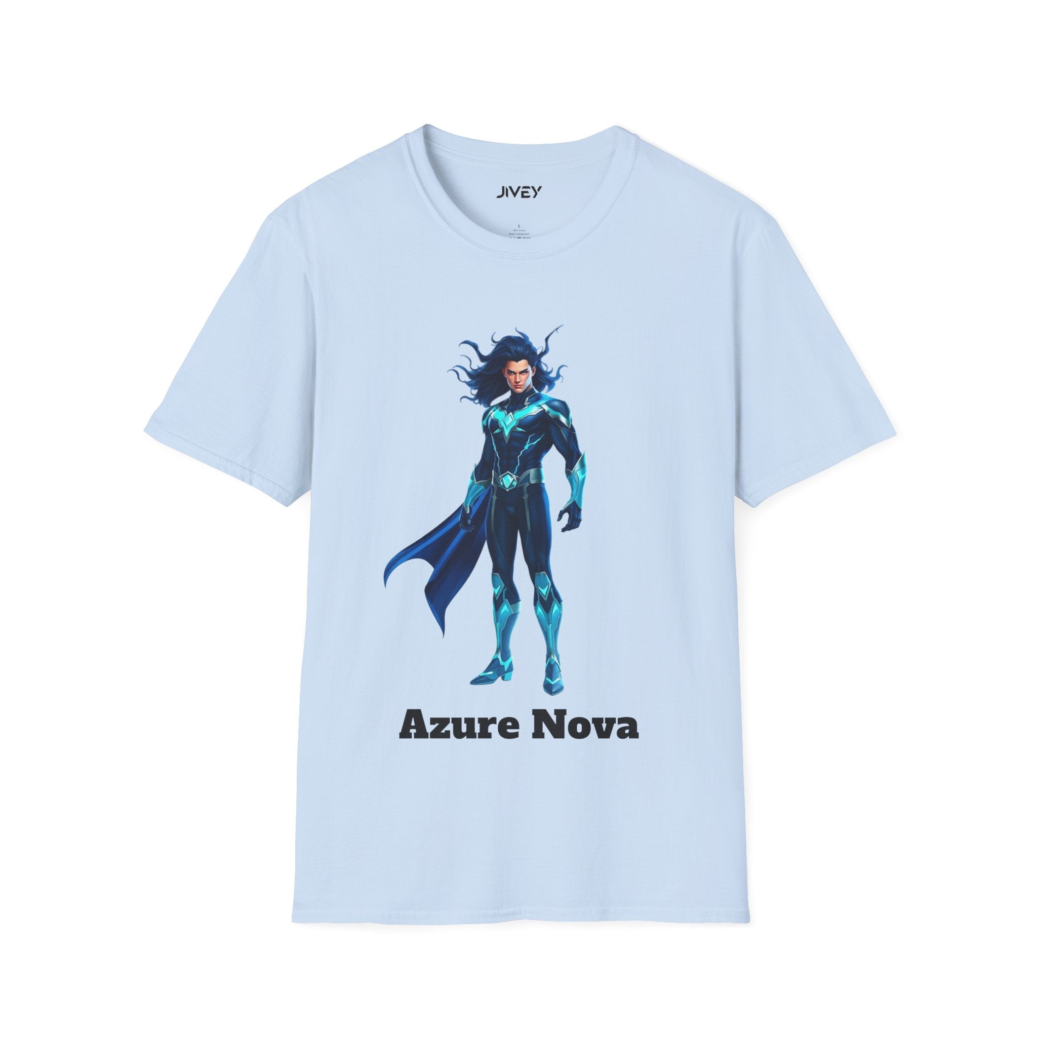 Azure Nova Superhero Softstyle Tee