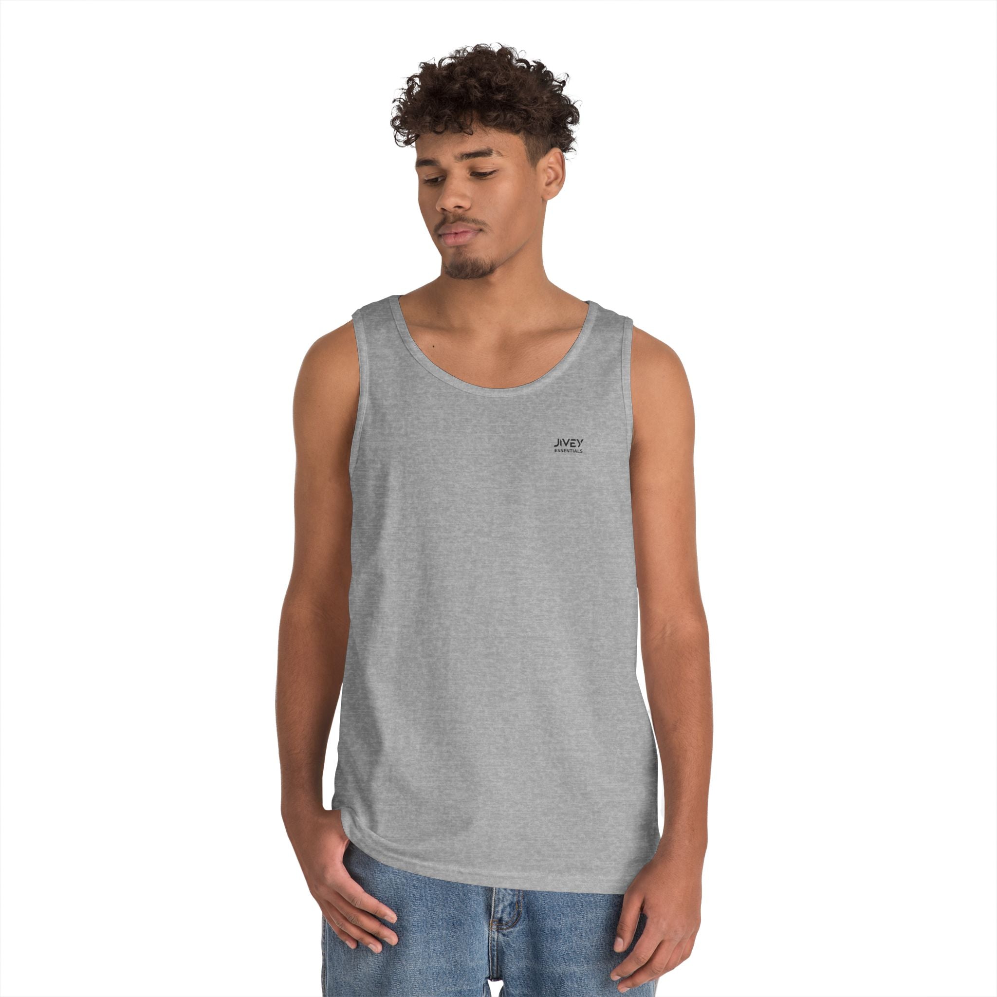 JIVEY Essentials Unisex Classic-fit Heavy Cotton Tank Top