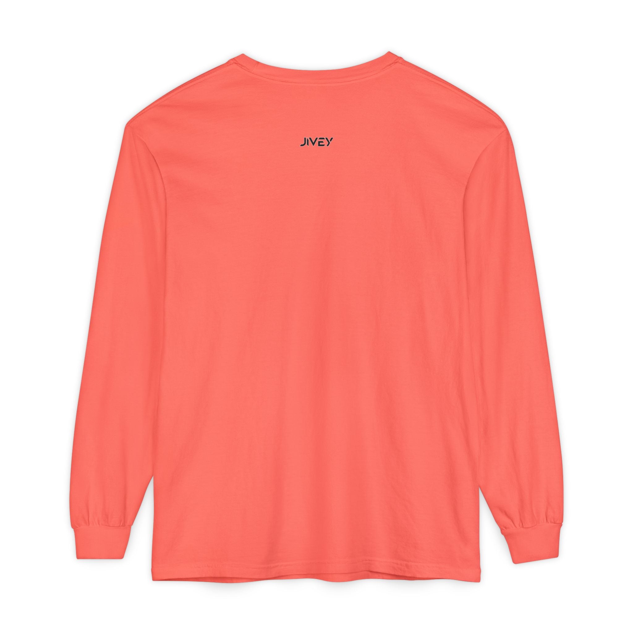 JIVEY Eminent Unisex Garment-dyed Long Sleeve Shirt