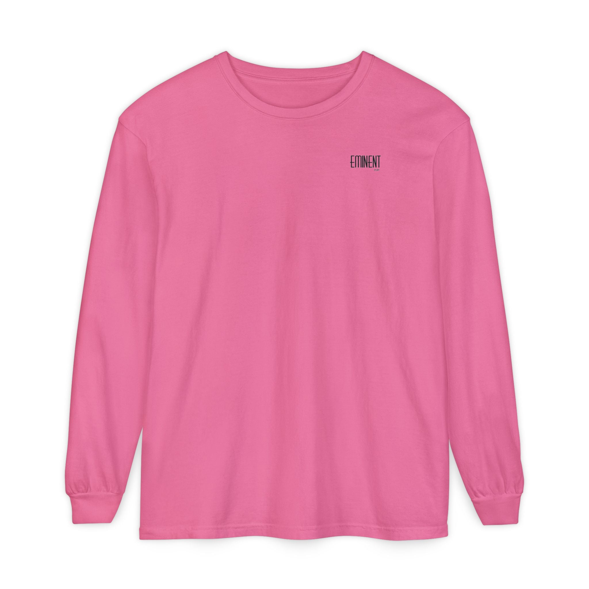JIVEY Eminent Unisex Garment-dyed Long Sleeve Shirt