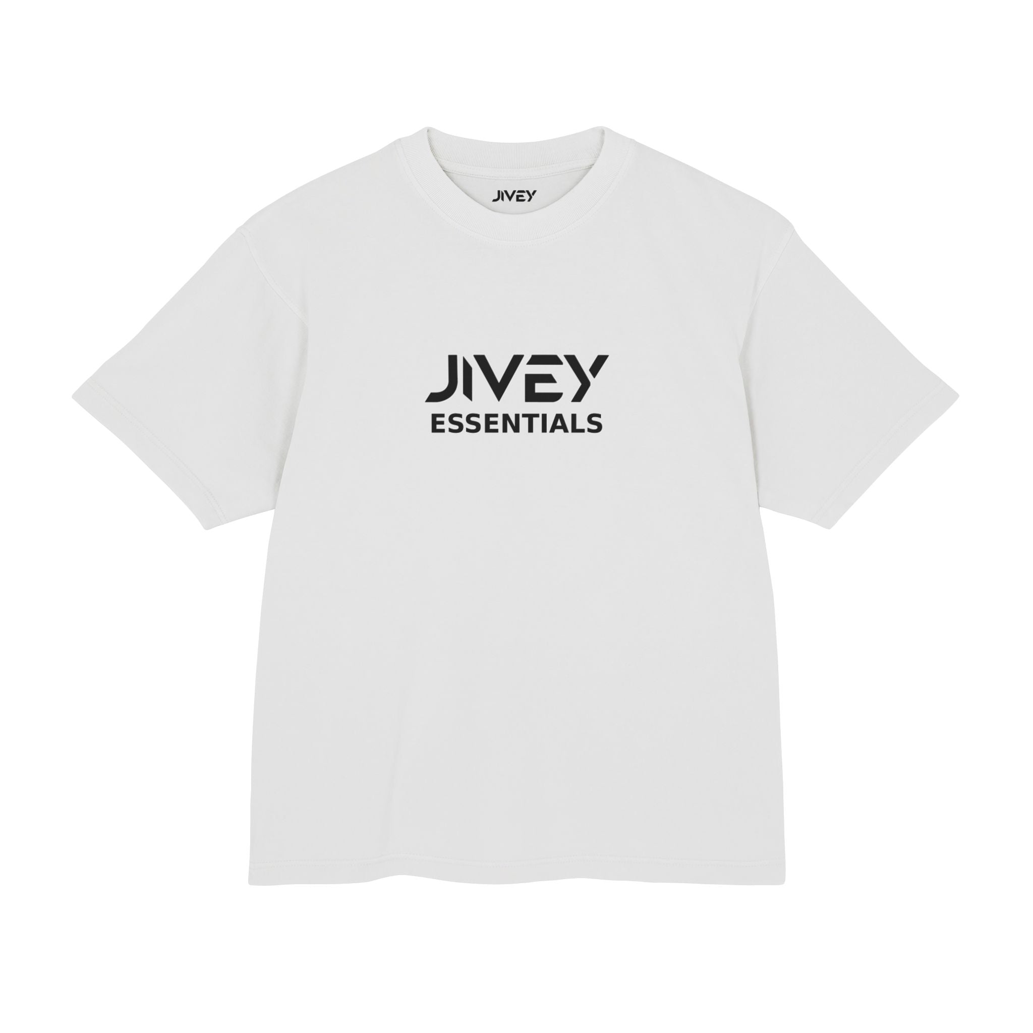 JIVEY Essentials Unisex Urban Heavy Combed Cotton Jersey Tee