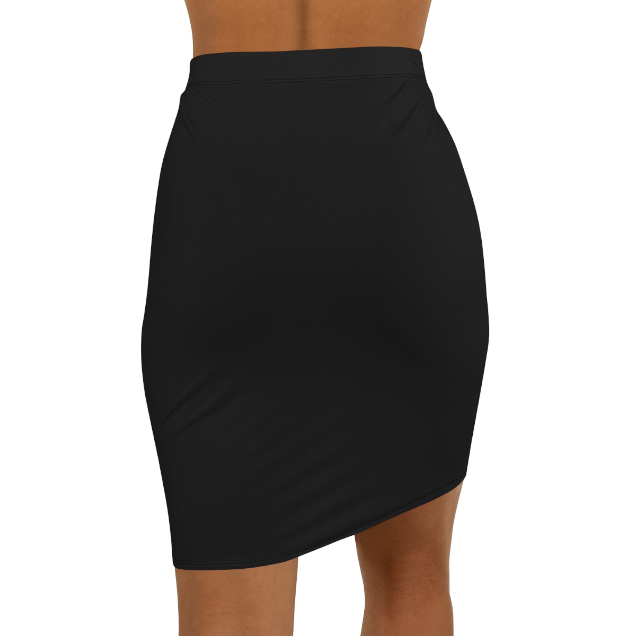 JIVEY Eminent Formal Slim-fit Mid-waist Black Pencil Skirt