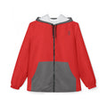 JIVEY Essentials Unisex Light-fabric Windbreaker Red Jacket