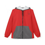 JIVEY Essentials Unisex Light-fabric Windbreaker Red Jacket