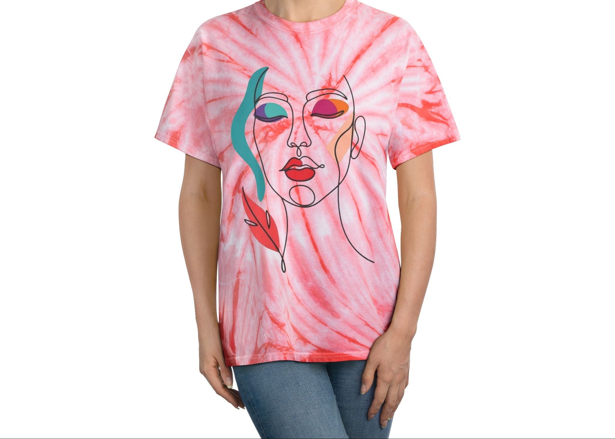 HER AURA Tie-Dye Tee