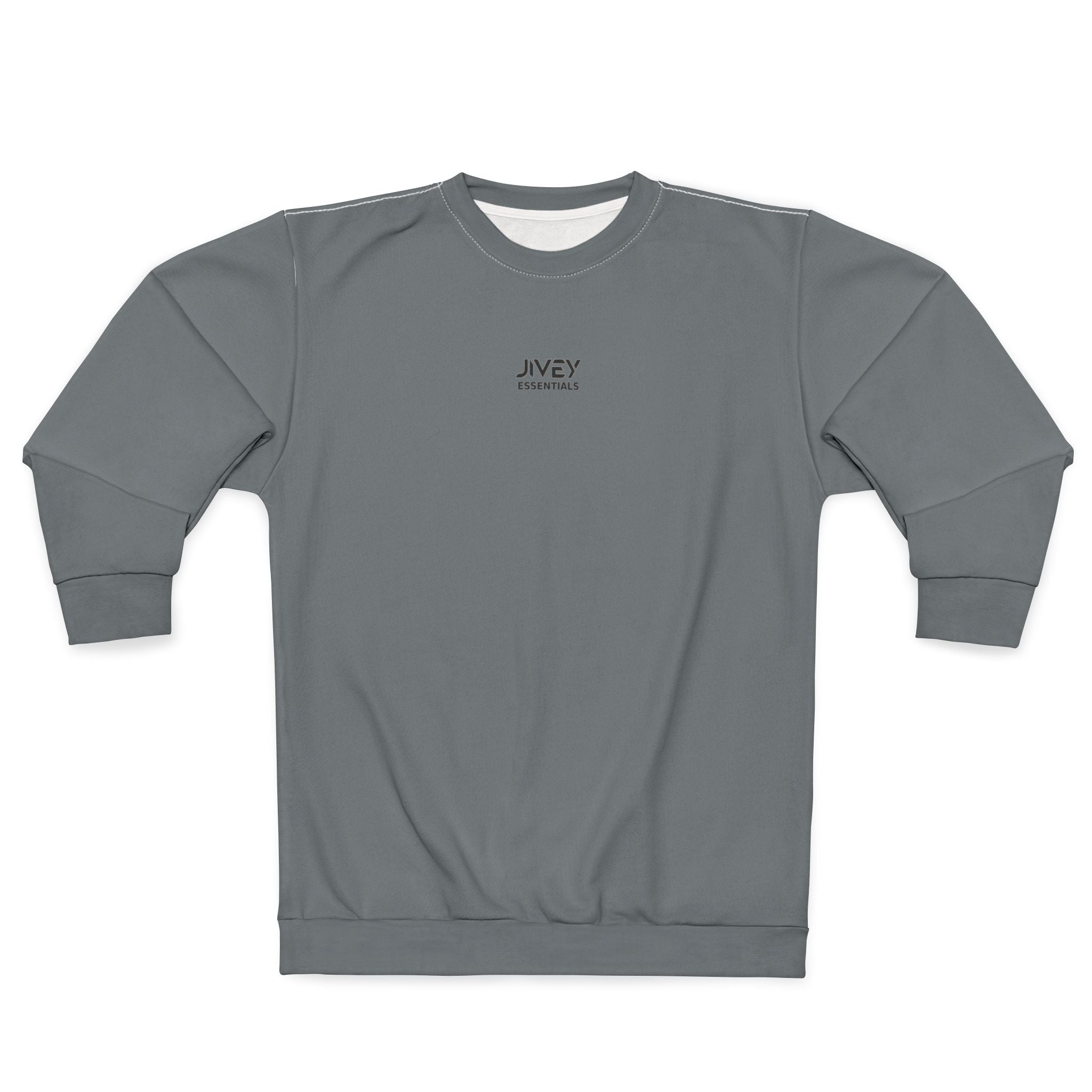 JIVEY Essentials Men's Classic-fit Steel Grey Sweatshirt