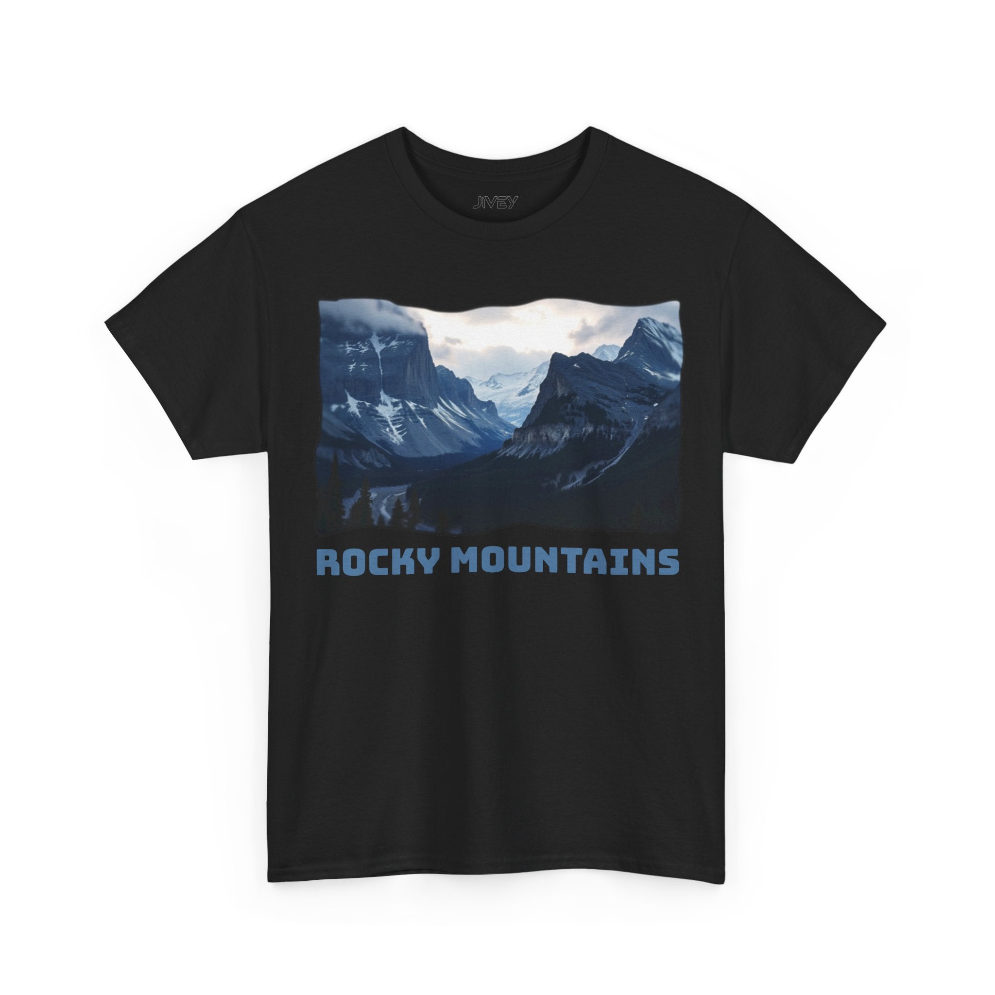Rocky Mountains Canada Unisex Heavy Cotton Tee