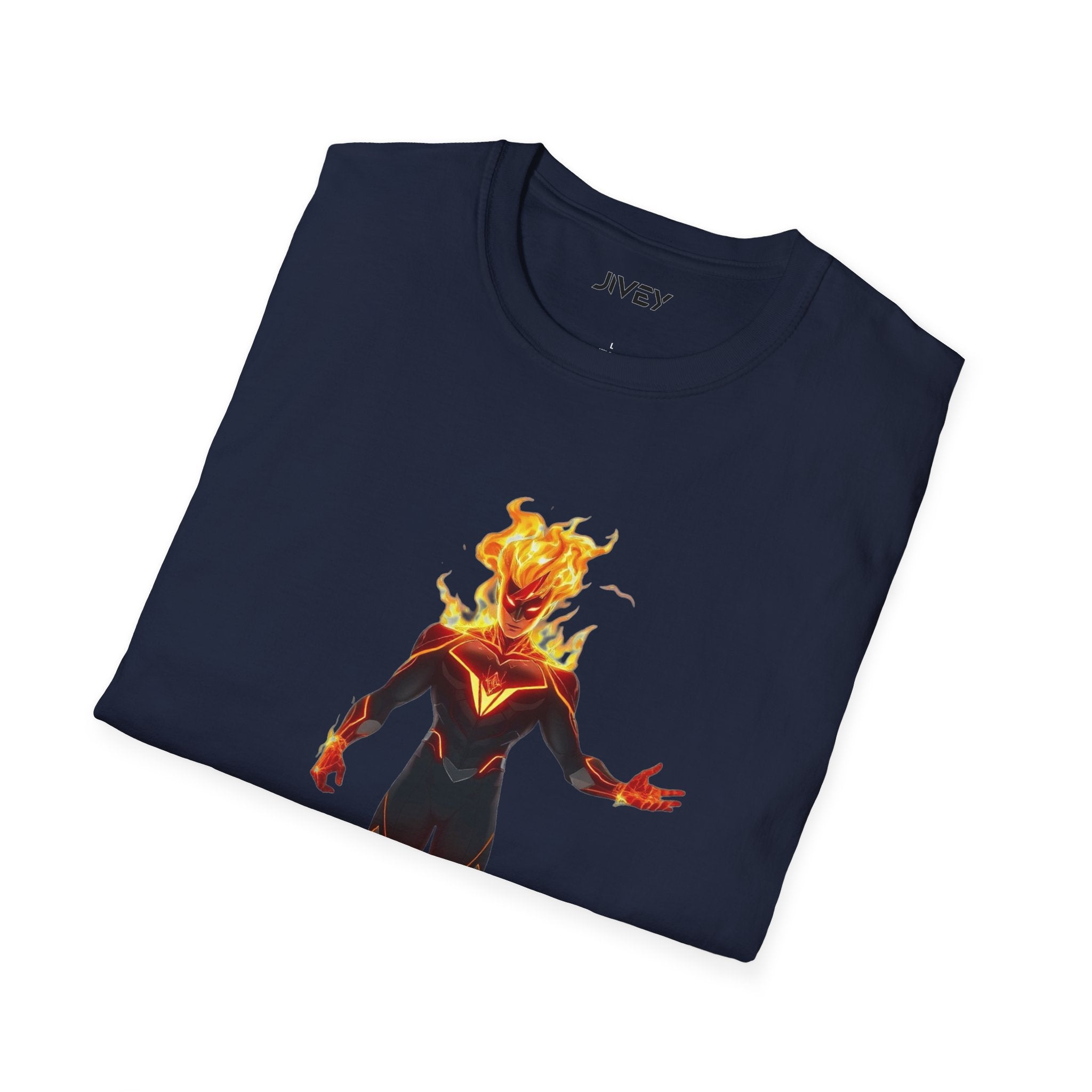 Blaze Superhero Comic Art Softstyle Tee