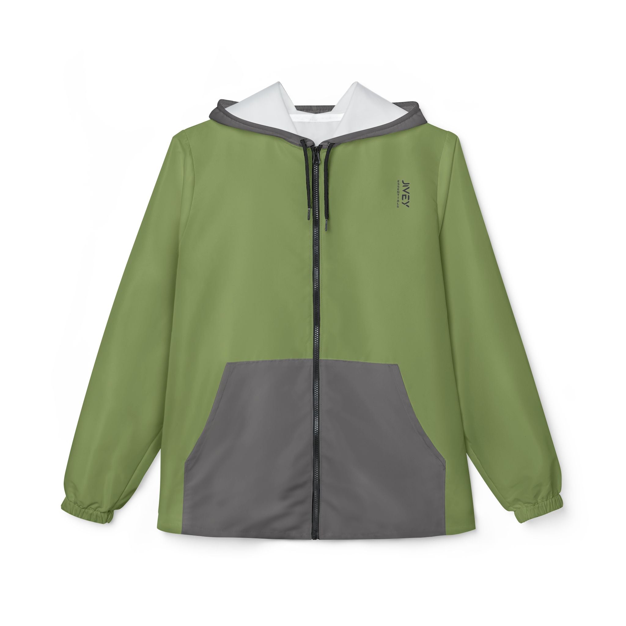 JIVEY Essentials Unisex Light-fabric Windbreaker Sage Green Jacket