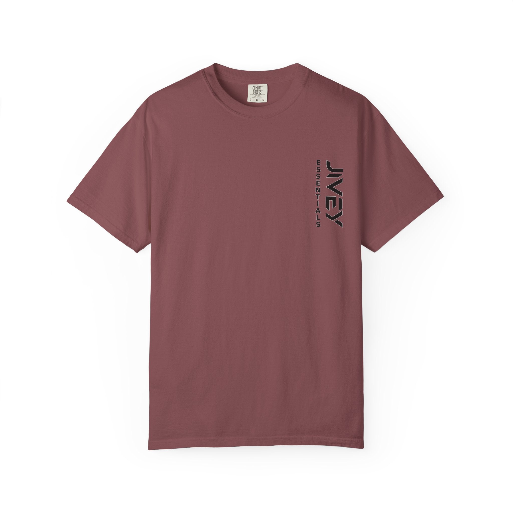 JIVEY Essentials Unisex Garment-Dyed Durable Ring-spun Cotton T-shirt