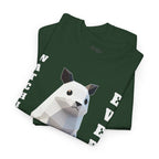 Geometric Pet Cat Low Poly Aesthetic Heavy Cotton Tee